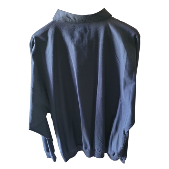 Members Only Dead Stock Navy Blue Pullover Jacket Shirt New With Tags Size 1X - Picture 2 of 6